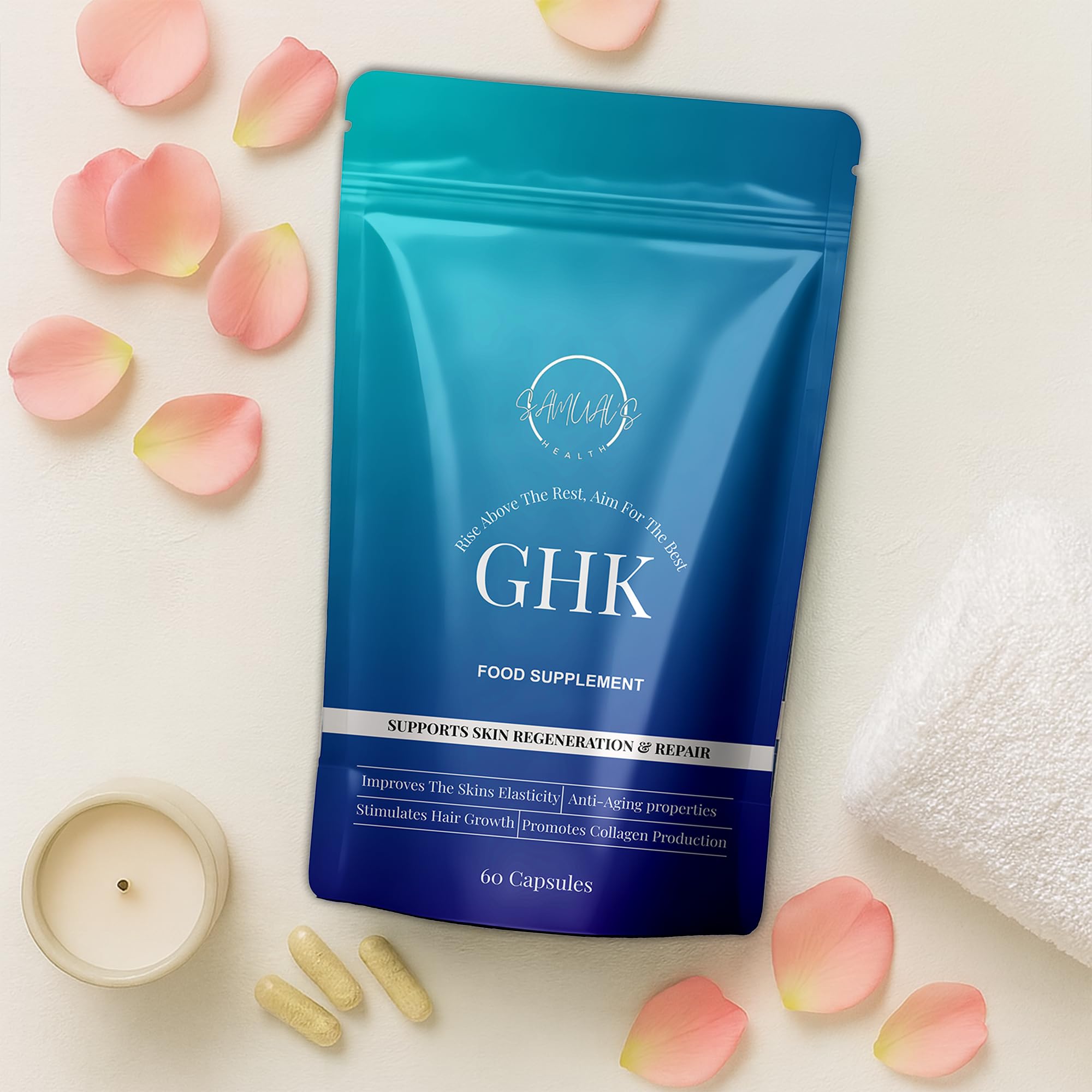 GHK-Cu Peptide Capsules – Copper Peptide Suppleent For Hair, Skin & Nails – Natural Cellular - View #3