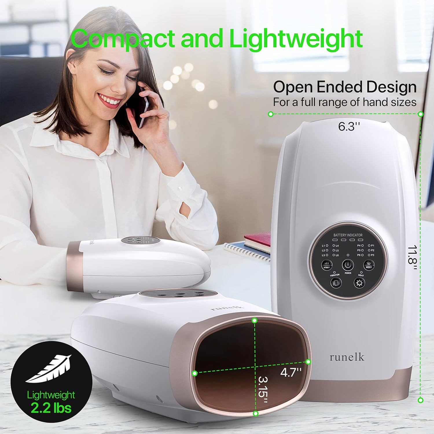 Buy runelk Hand Massager Hand Massager for Arthritis and Carpal