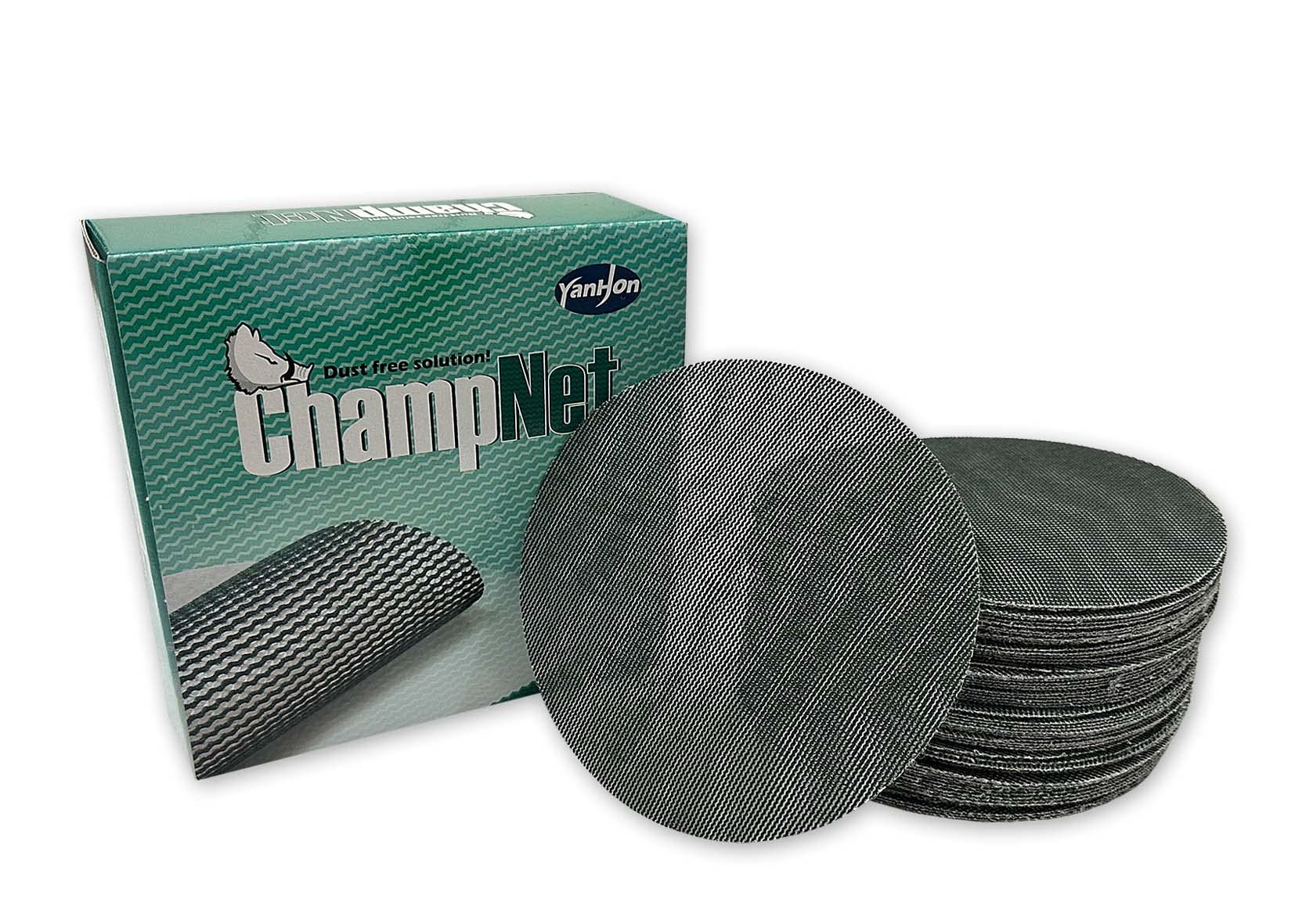 CHAMPNETMesh 5 Inch Sanding Discs 120 Grit 35PCS Box, Hook and Loop Sanding Mesh Dust Free Sand Net Abrasive Disc Sandpaper Sheets for Wood, Floor, Random Orbital Sanders