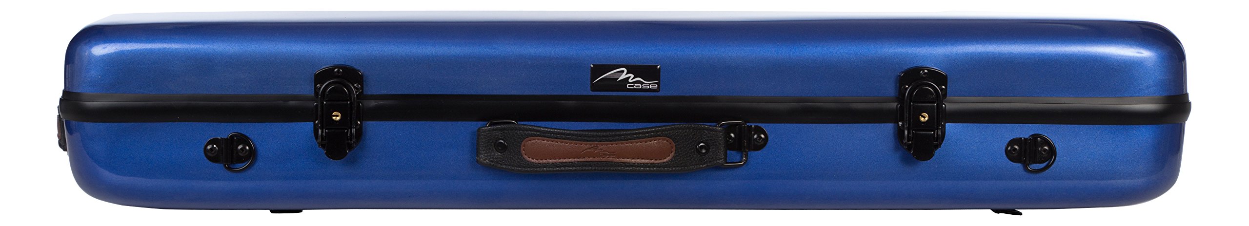 Custodia per Viola Fiberglass 38-43 Oblong blu M-case + borsa musicale