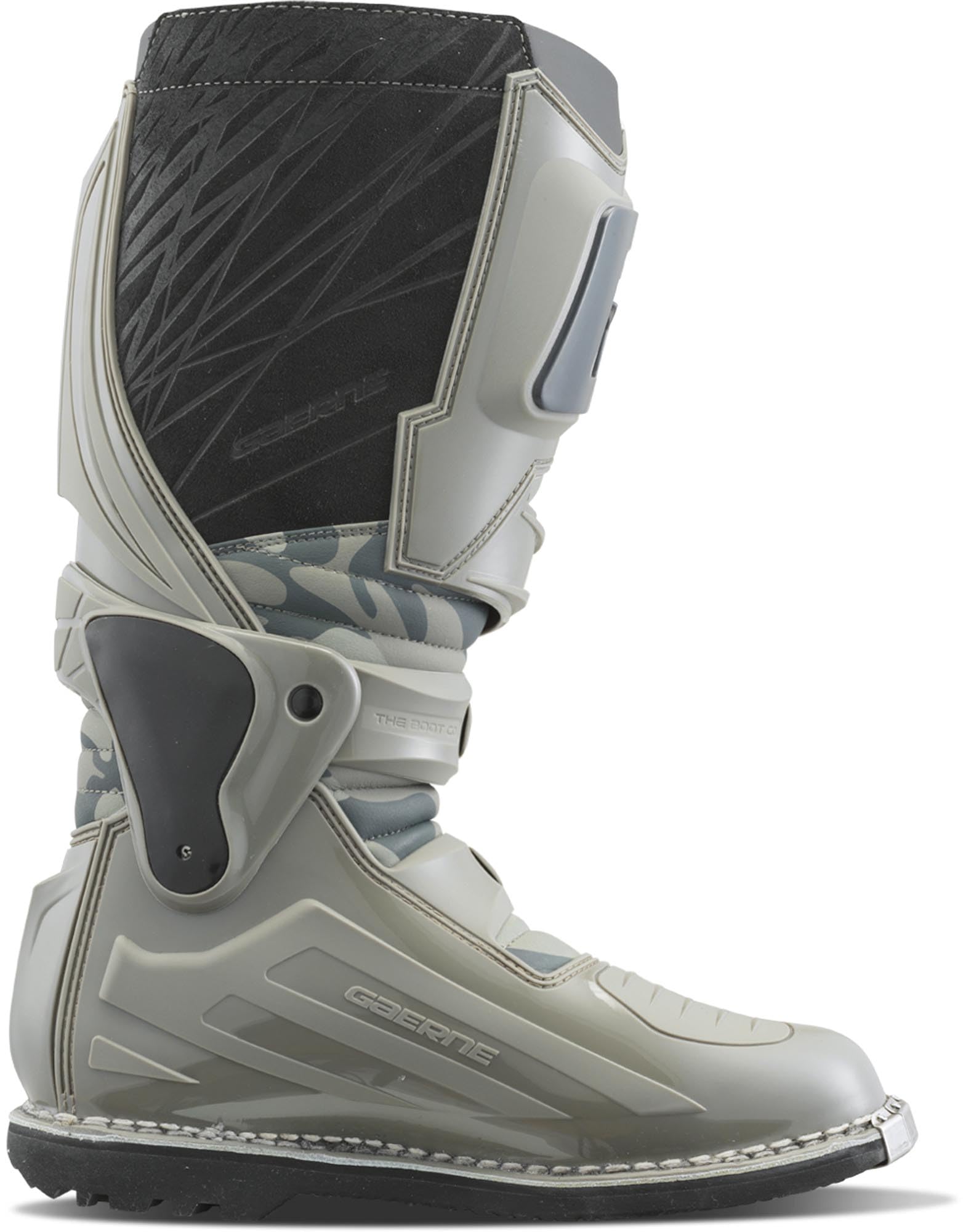 Gaerne Fastback Enduro Motocross Stiefel, grau/grün, 46 | Leder