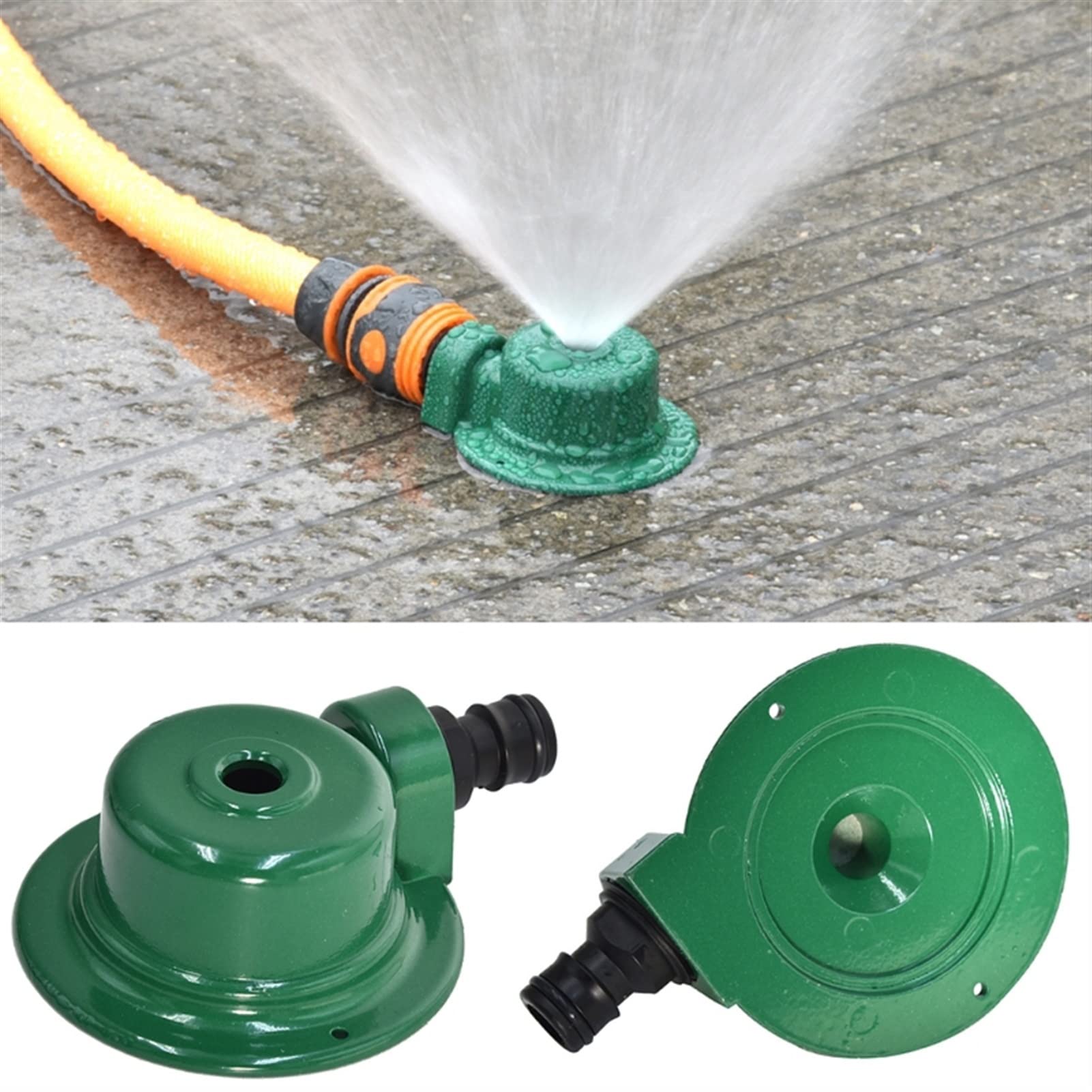 Bewässerungssprinkler aus Zinklegierung Gartensprinkler Für Rasen und Garten 33 Fuß Sprühabstand Rasensprenger Grasbewässerungssystem für den Außenbereich