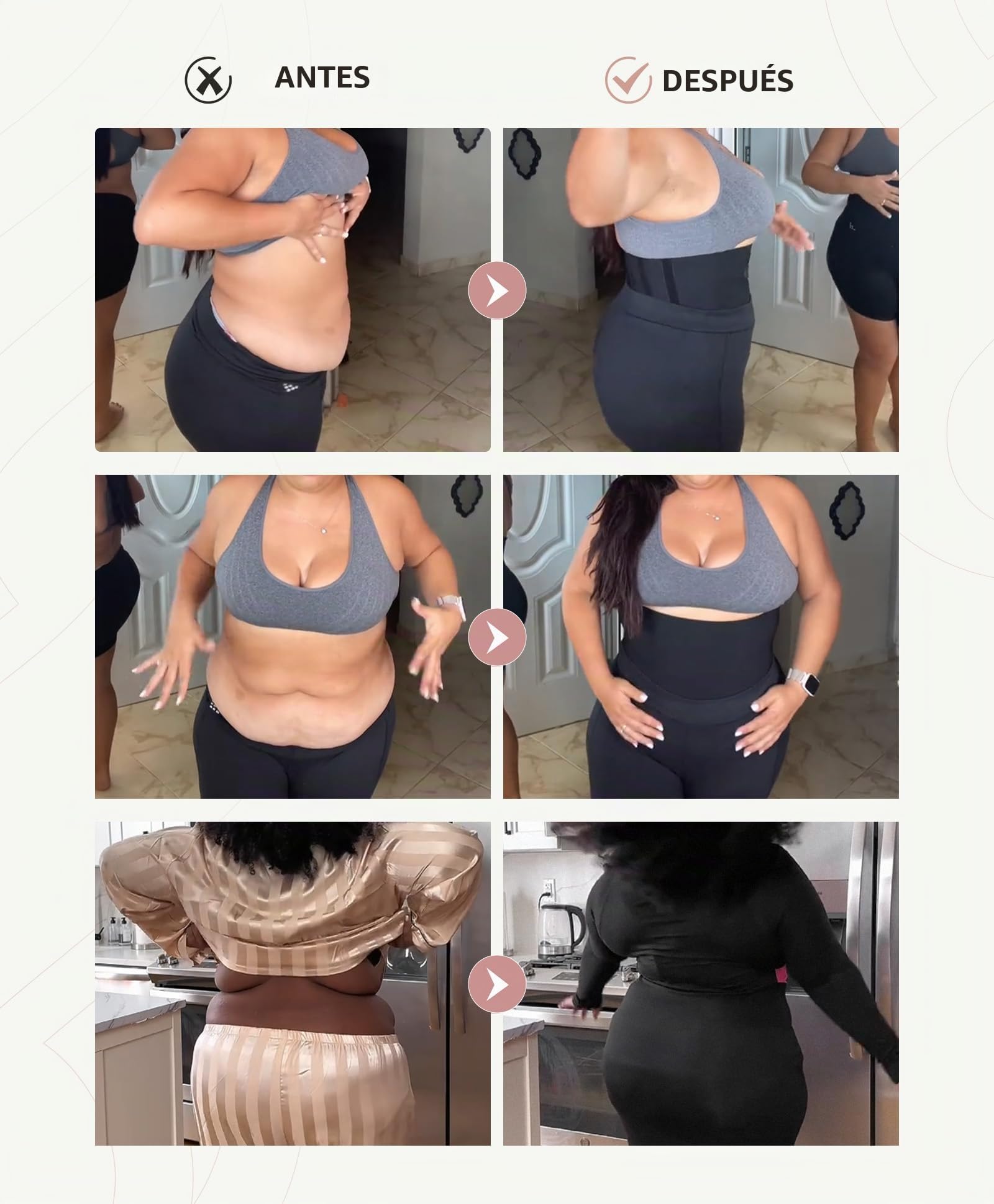 FeelinGirl Bandage Snatch Wrap Cintura Entrenador Cinta, Corsé Lumbar Soporte Vendaje Deportivo, Faja Waist Trainer