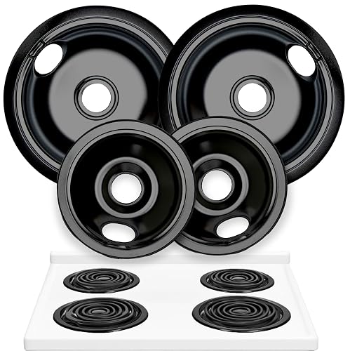 Linda's Essentials Electric Stove Drip Pans Set of 4
