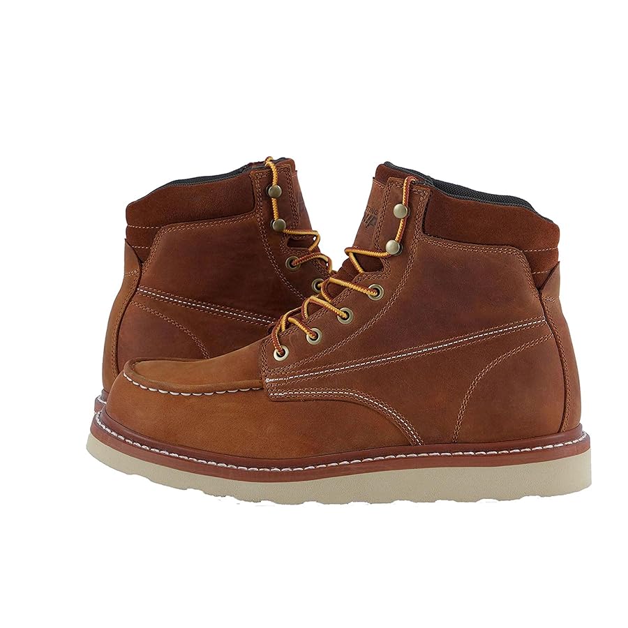 Amazon.com: LASTING PINNIP Men Lightweight Leather Work