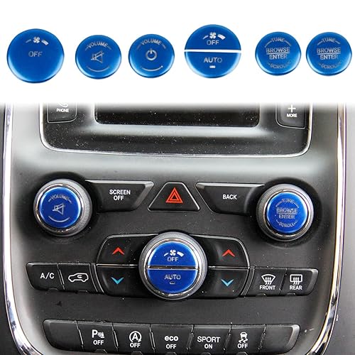 Miniatura 2 de Interruptor de aire acondicionado de aleación de aluminio con botón de CD para Dodge Durango 15-22 Dodge Charger Challenger Chrysler 300 para 14-21