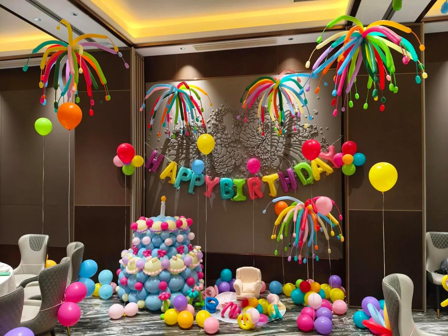 Clear 260 Balloons, 100Pcs Long Balloons for Building Balloon Arches, Skinny Latex Balloon for Animal Garland Modeling & Kid's Birthday Party Decorations