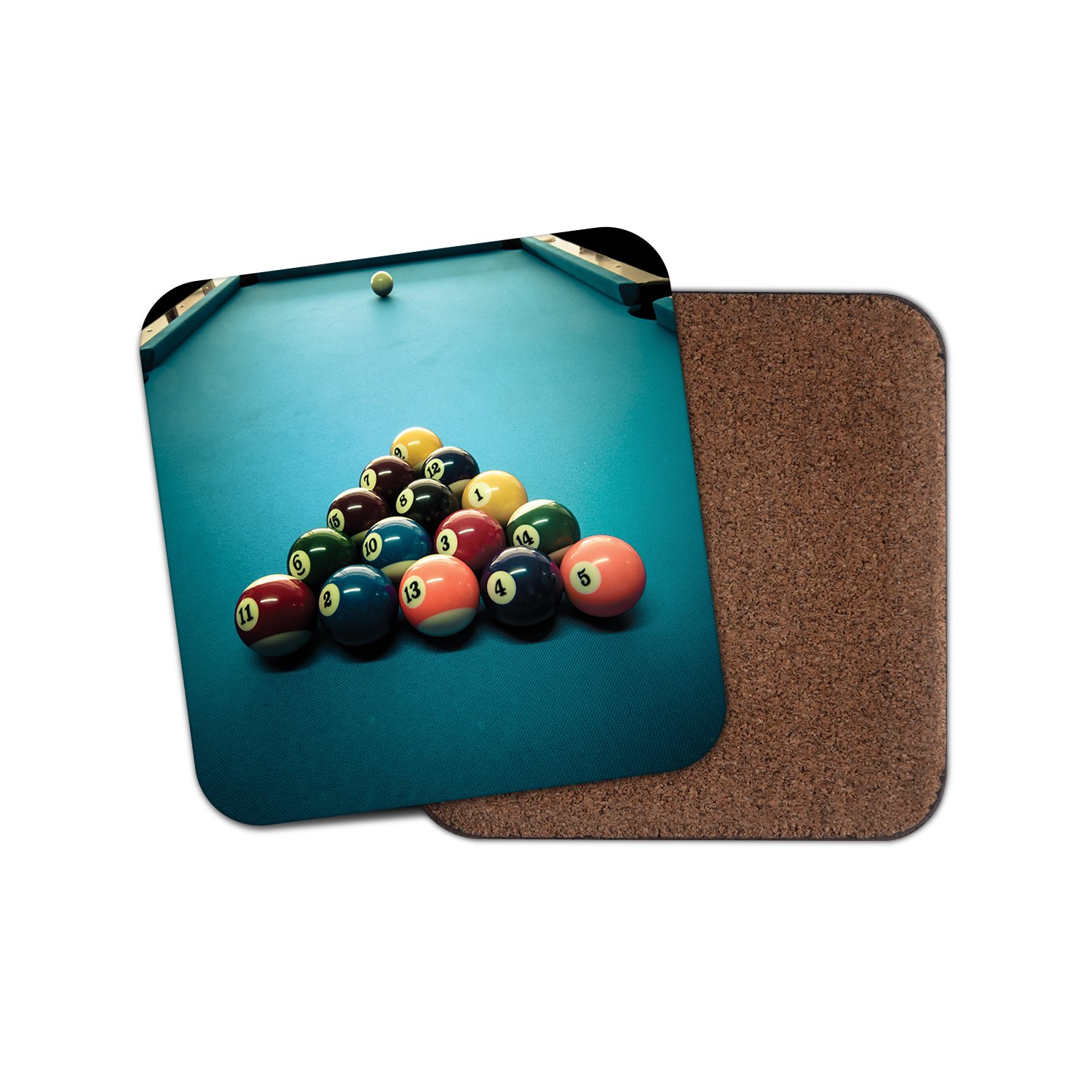 Lot De 4 Dessous De Verre Pour Table De Billard, Snooker Et