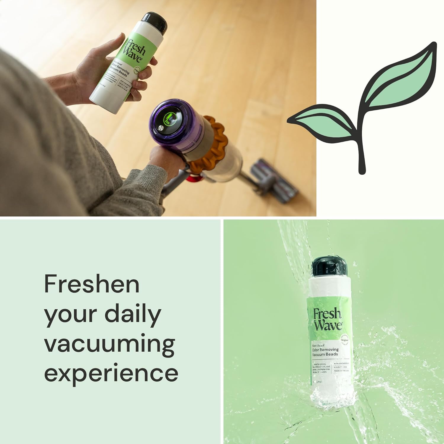 Fresh Wave Variety Odor Removing Bundle: (1) 8 floz. Spray, (1) 15 oz. Gel, (1) 5.25 oz. Vacuum Beads
