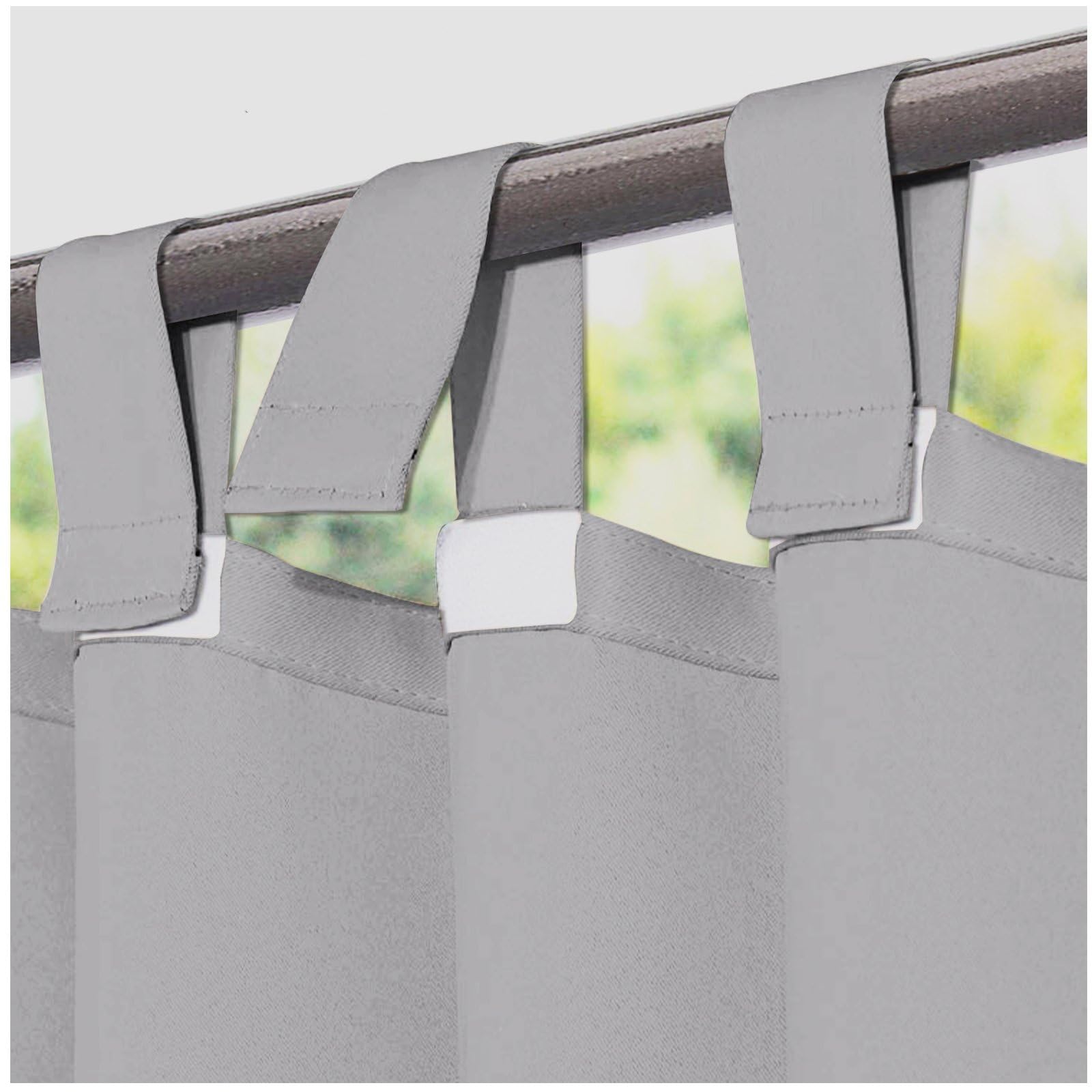 Tende per Gazebo da Esterno 262L × 150A cm, Tenda da Sole per Esterno Idrorepellente Tende Termiche per Balconi Terrazze con Passanti Adesivi protezione solare