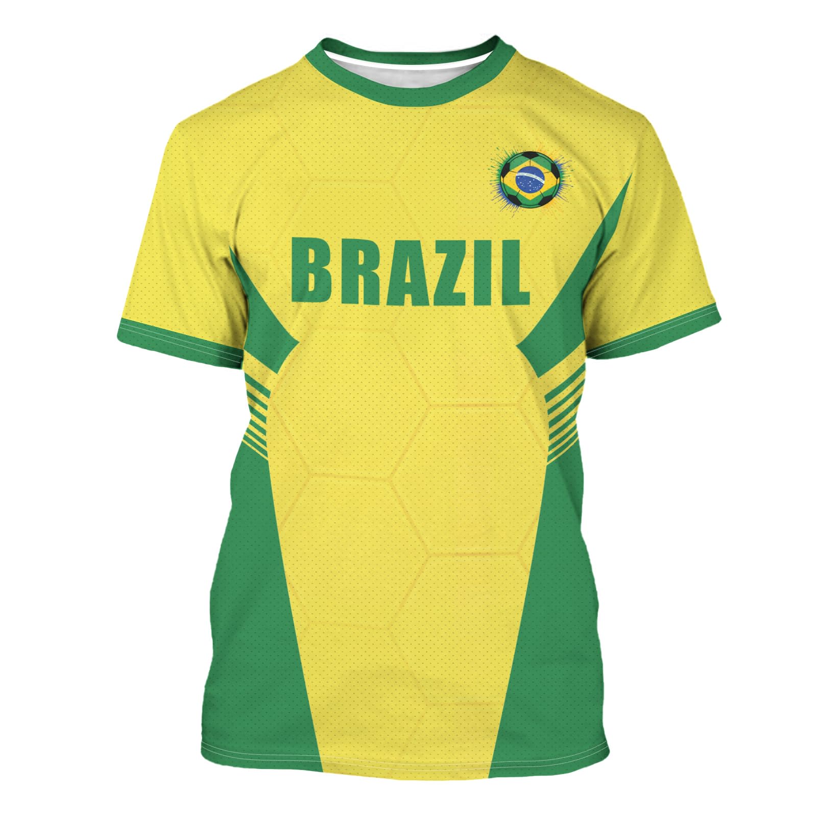 Men Soccer Jersey National Flag Short Sleeve Graphic Sport T-Shirt Unisex Training Footba…