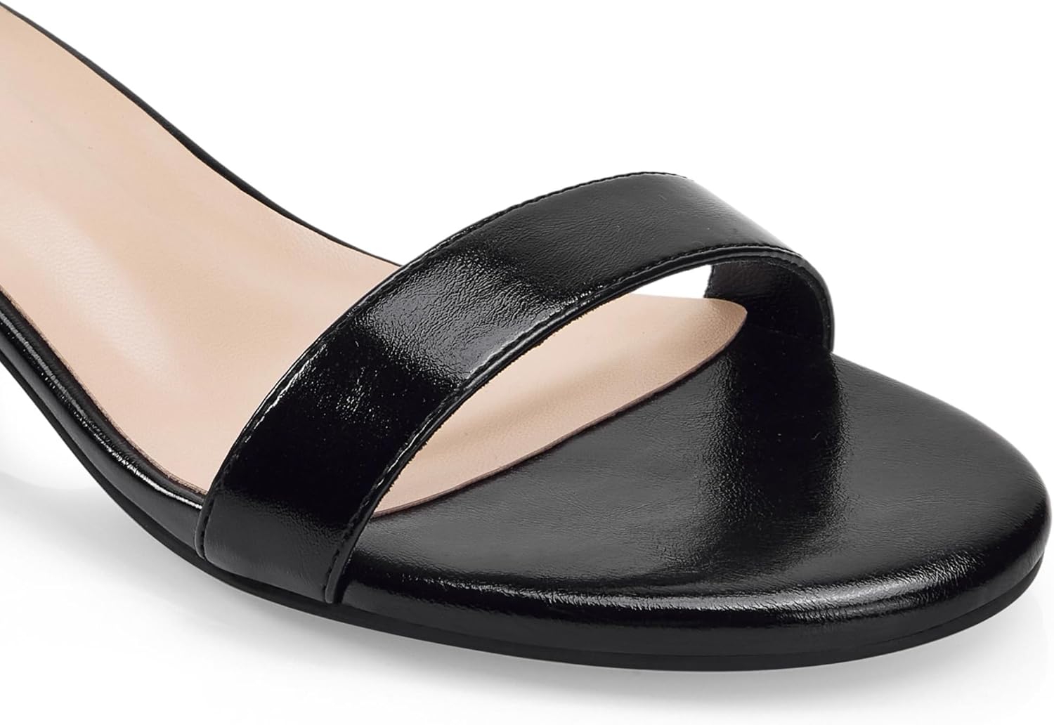 GENSHUO Low Chunky Heels for Women, 2 Inches Block Heel Sandals, Open Toe Ankle Strap Strappy Shoes, Dressy Work Office Wedding Party Dates Occasions - Image 6