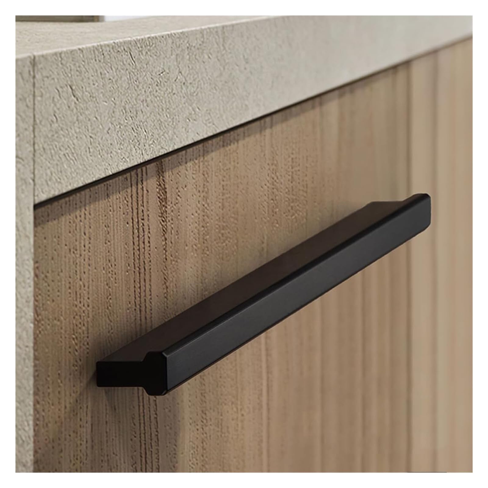 Uchwyty do szafek, uchwyty do szafek, Uchwyty szuflad w kształcie litery T do szafek kuchennych Szafa sypialniana, 2 szt(Length 150mm)