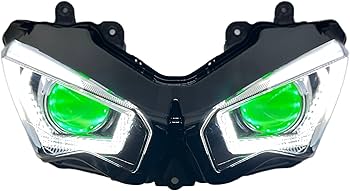 Amazon | JPA LED プロジェクター ヘッドライト グリーン 緑 デイ