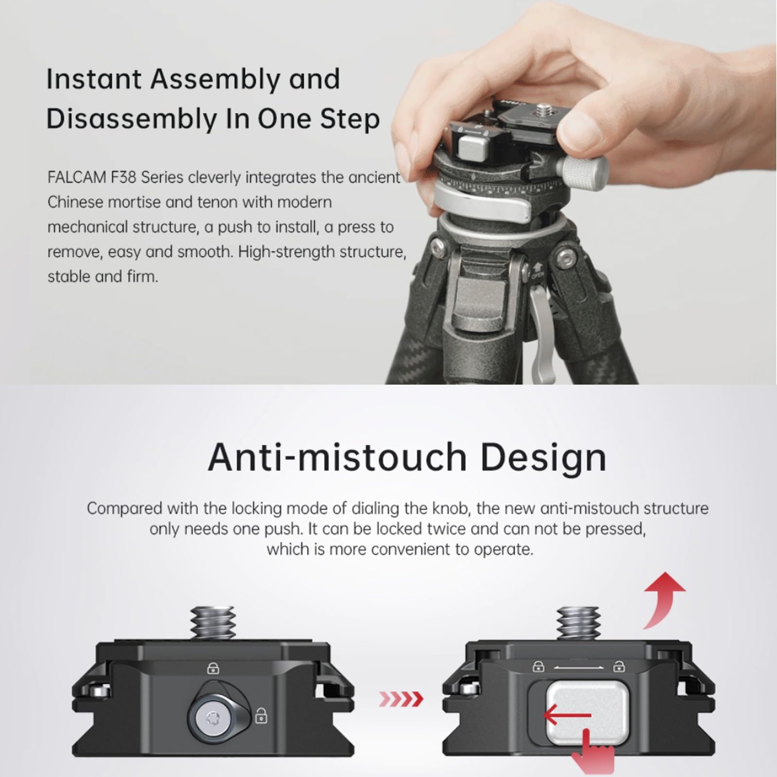 Falcam F38 Quick Release Backpack Strap Clip