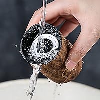 Vista 4 de Molinillo de café manual portátil y visible, molinillo de café de mano con perilla ajustable de cerámica, molinillo de café de acero inoxidable