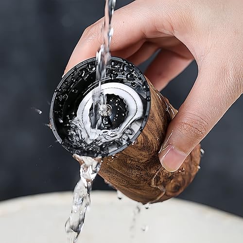 Miniatura 4 de Molinillo de café manual portátil y visible con perilla ajustable de cerámica, molinillo de café de acero inoxidable en cocina y senderismo,