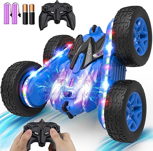 Miniatura 10 de TOY Life Coche de control remoto para niños, 2.4G HZ, auto de acrobacias a control remoto, juguetes de control remoto para niños y niñas, auto de Rc