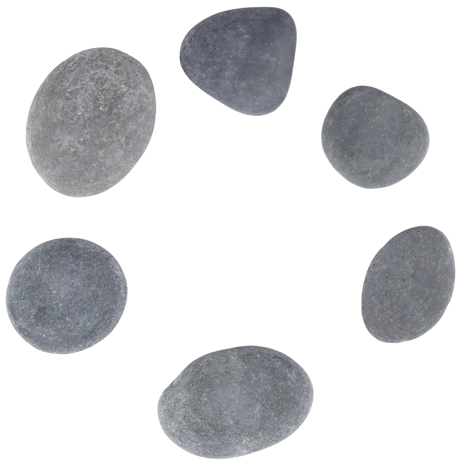 SOUJAP Lot de 40 galets de plage plats de 5 à 8 cm, roche de rivière lisse et plate pour peinture, pierre de rivière naturelle pour peinture, artisanat, décoration
