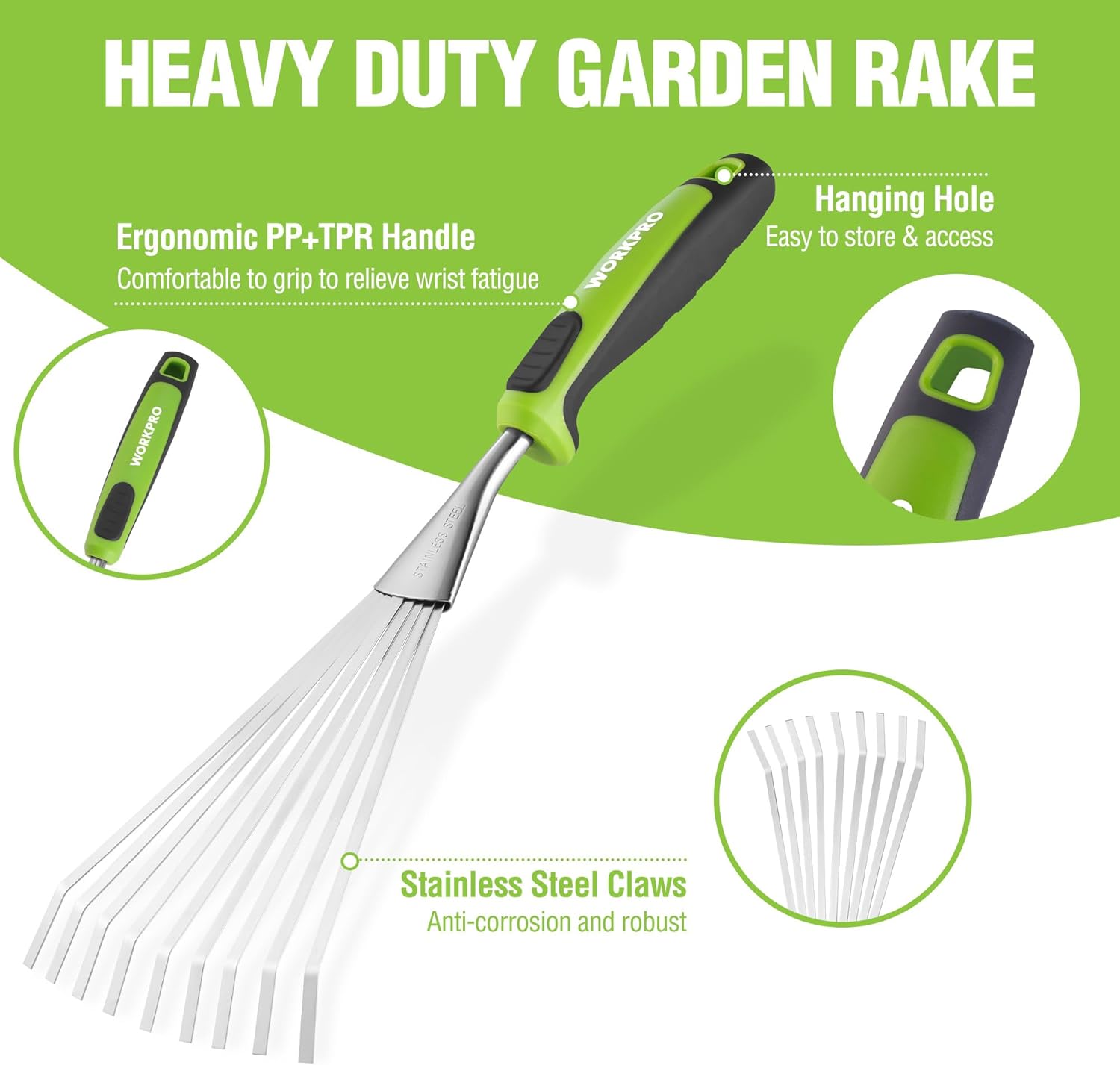 WORKPRO Leaf Rake