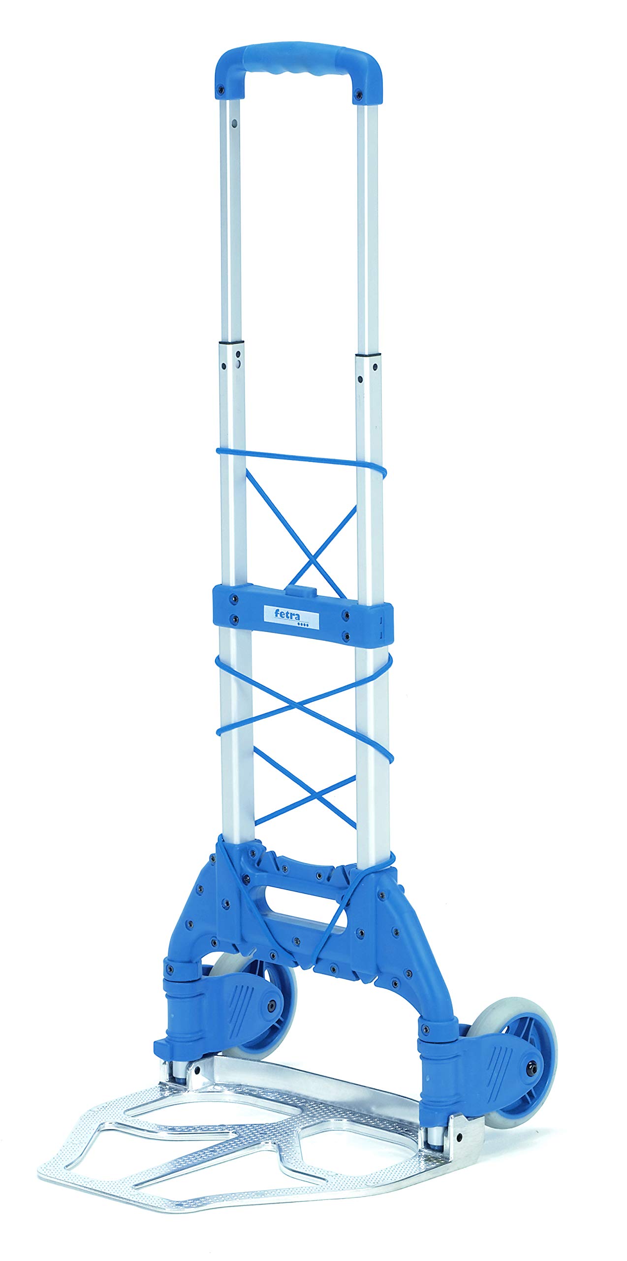 Sackkarre falt- & klappbar | tragbare Transporthilfe - Eigengewicht nur 3,2 kg | Traglast: 50 kg - Fasskarre aus Aluminium