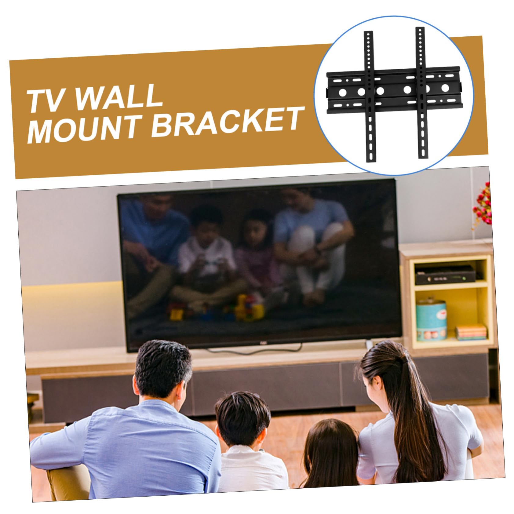 TOPBATHY Supporto Da Parete Per Tv Installazione Semplice Supporto Da Parete Salvaspazio Per Tv Staffa Universale Per Schermi Da 26 A 65 Pollici Per Ufficio Domestico
