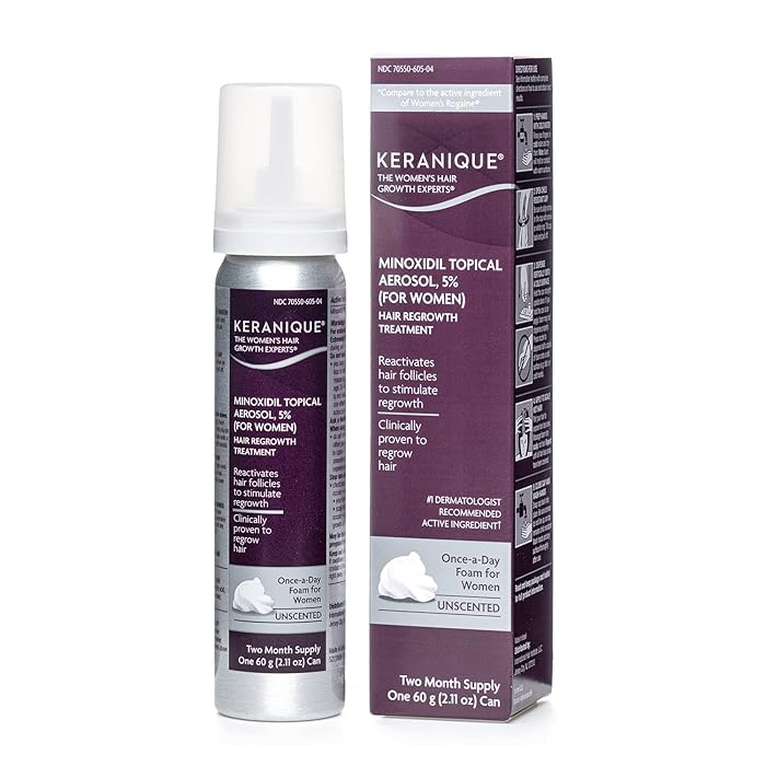 Buy Keranique Minoxidil Foam Hair Regrowth Treatment for Women 5