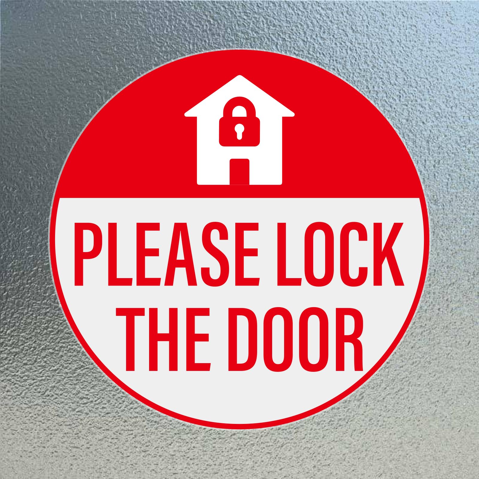 Snapklik.com : Please Lock The Door Sticker 3 3 Inches Vinyl Self ...