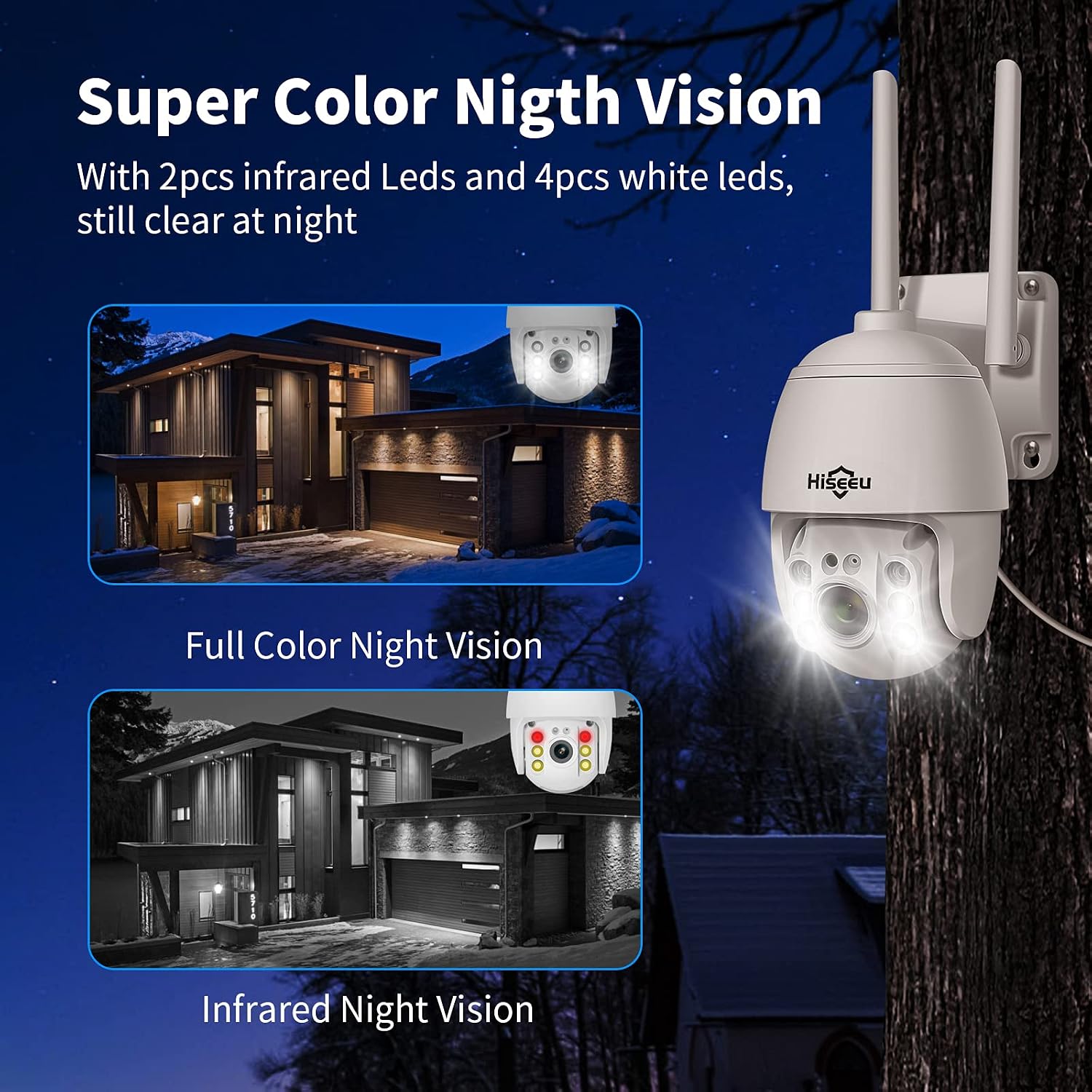 Hоttеѕt Sаlе 【Work with Alexa, 2K】 3MP HD Wireless Security Camera Outdoor,Pan/Tilt/Zoom,Two Way Audio,Motion and Light Alarm with Floodlight Color Night, SD Card Record, Compatible Hiseeu Wireless Camera System Flаѕh Dеаlѕ - 80% оƒƒ 【Work with Alexa, 2K】 3MP HD Wireless Security Camera Outdoor,Pan/Tilt/Zoom,Two Way Audio,Motion and Light Alarm with Floodlight Color Night, SD Card Record, Compatible Hiseeu Wireless Camera System