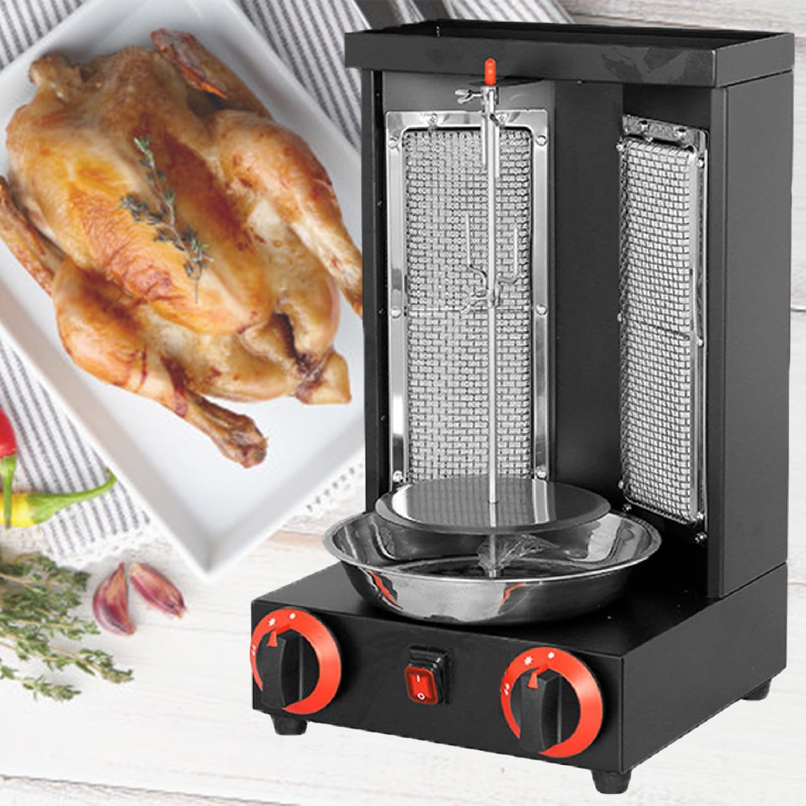 Amazon.com: Gas Gyro Broilers Rotating Home Vertical Rotisserie