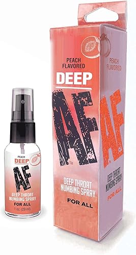 Deep AF Spray de garganta profunda (melocotón)