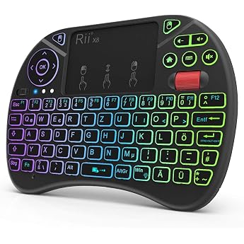 rii mini wireless keyboard with touchpad i8 + x8