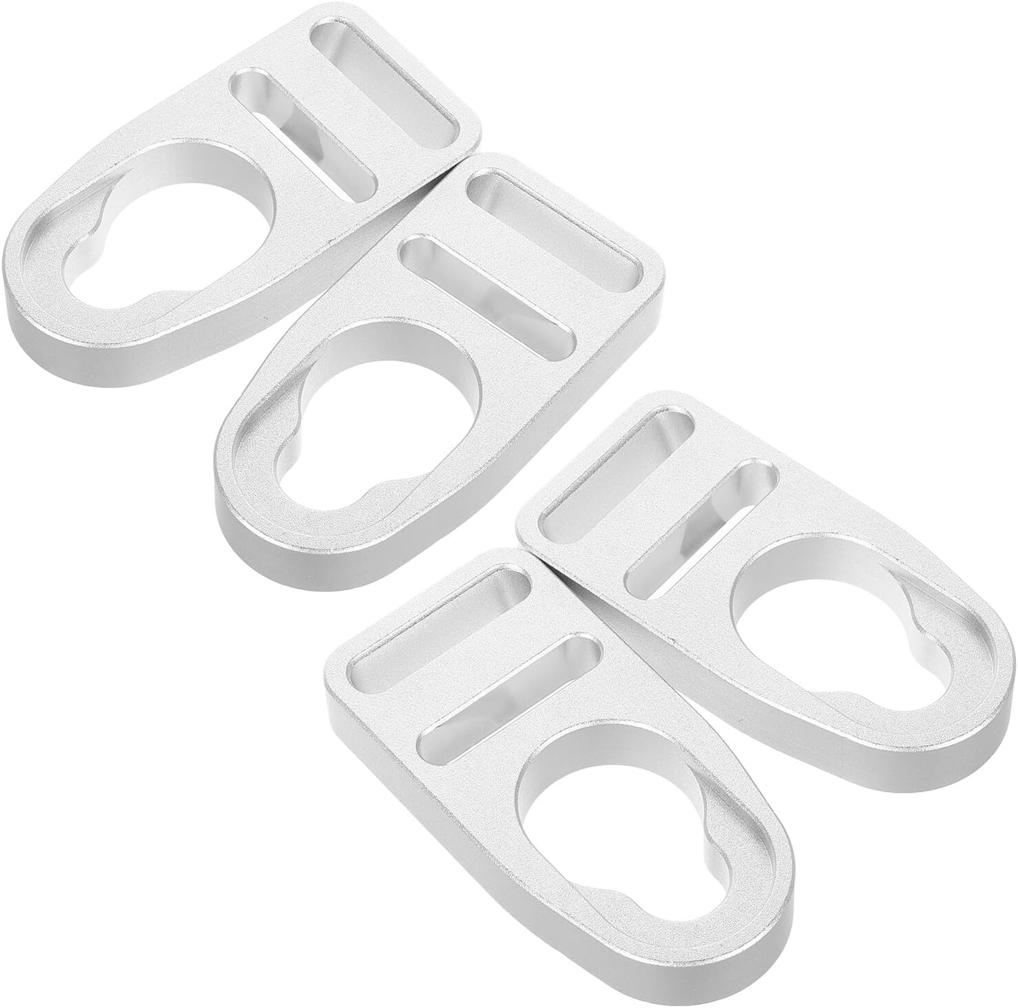 4pcs Aluminum Kayak Seat Clips Replacement Buckle Strap Latches Mounting Hardware for Kayak Seat Repair and Boat Strap Fixation Accessories