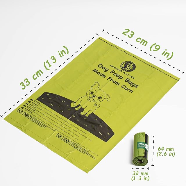 Foto 6 de 6 de Greener Walker Bolsas para Excrementos de Perro,540 Unidades,Extra grueso,fuerte y 100% a Prueba de Fugas…