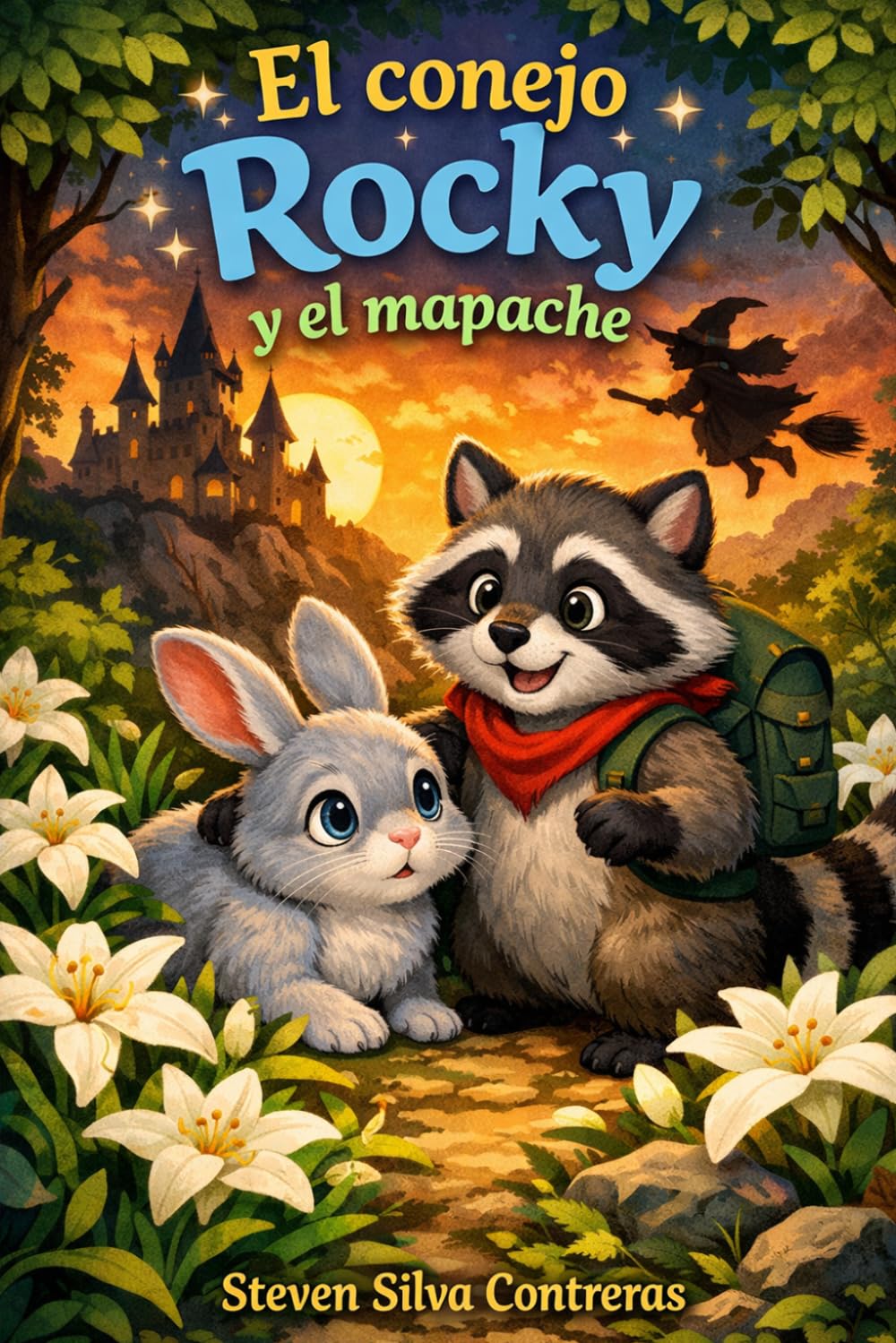 El conejo Rocky y el mapache