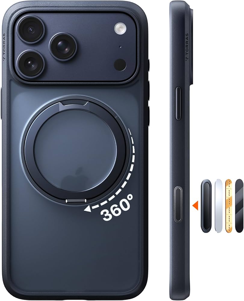 Amazon.com: TORRAS Upgraded 360 Magnetic Stand for iPhone 17 Pro
