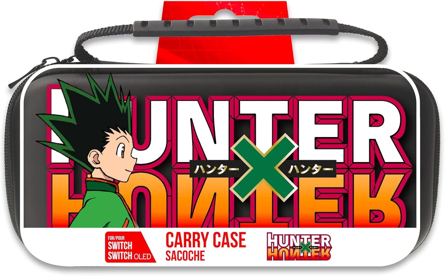 Freaks And Geeks TRADEWEST Hunter X Hunter - Sacoche de Transport Gon de profil pour Nintendo Switch et Switch OLED