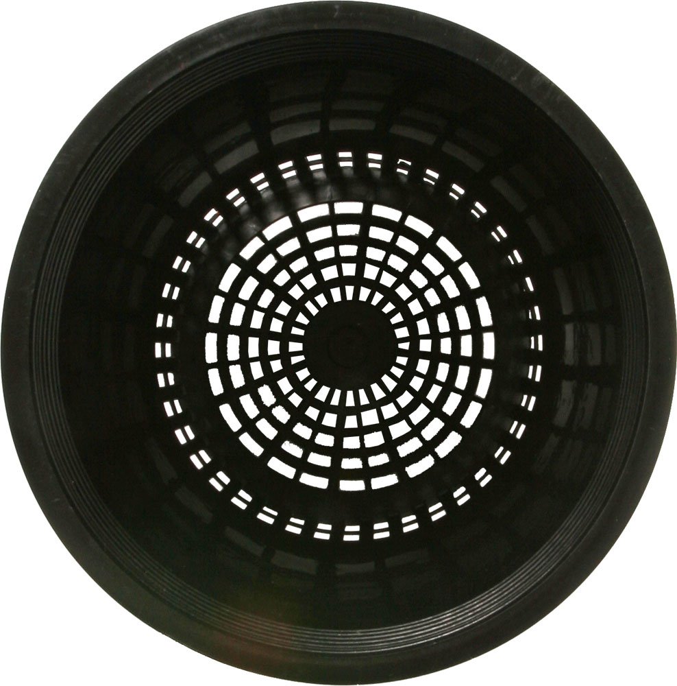 Hydrofarm HG8MESHPOT 8 Zoll (20.32 cm) Runder Pflanzentopf mit Netzboden, 50 Stück Beutel