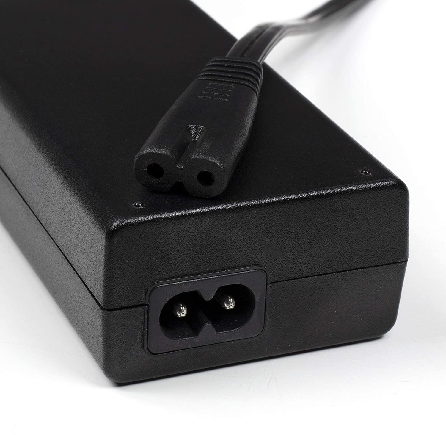 6 Foot Figure 8 Power Cord 2-Pack - Non-Polarized C7 To NEMA 1-15P For Electronics