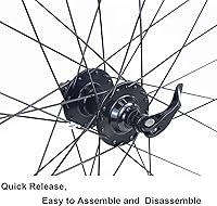 Vista 6 de Juego de ruedas para bicicleta de montaña WEEROCK de 26/27.5/29 pulgadas. Llantas de doble pared de aleación de aluminio para bicicletas de montaña