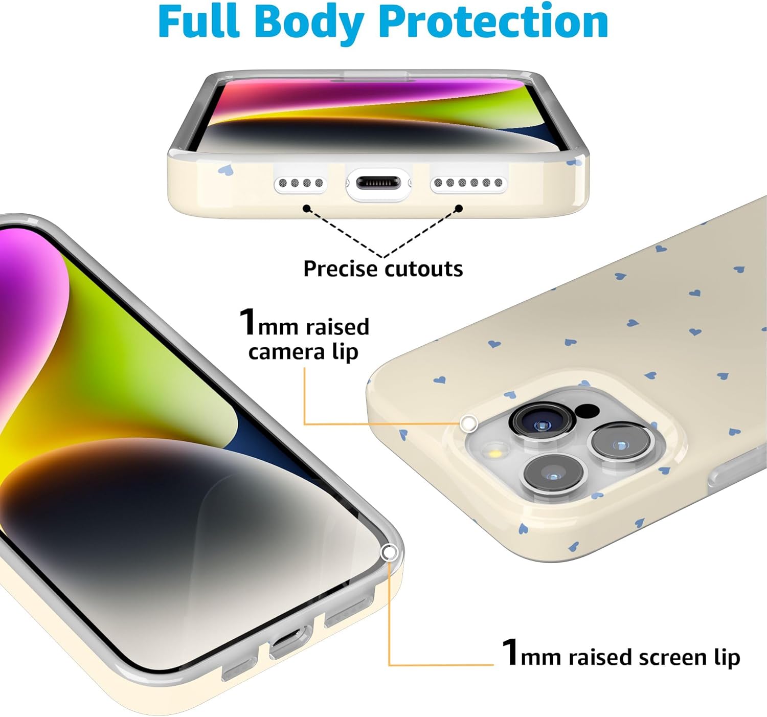 Casely iPhone 15 Pro Case | I'm Yours | Tiny Hearts | Compatible with MagSafe | Classic Ultra Thin Design