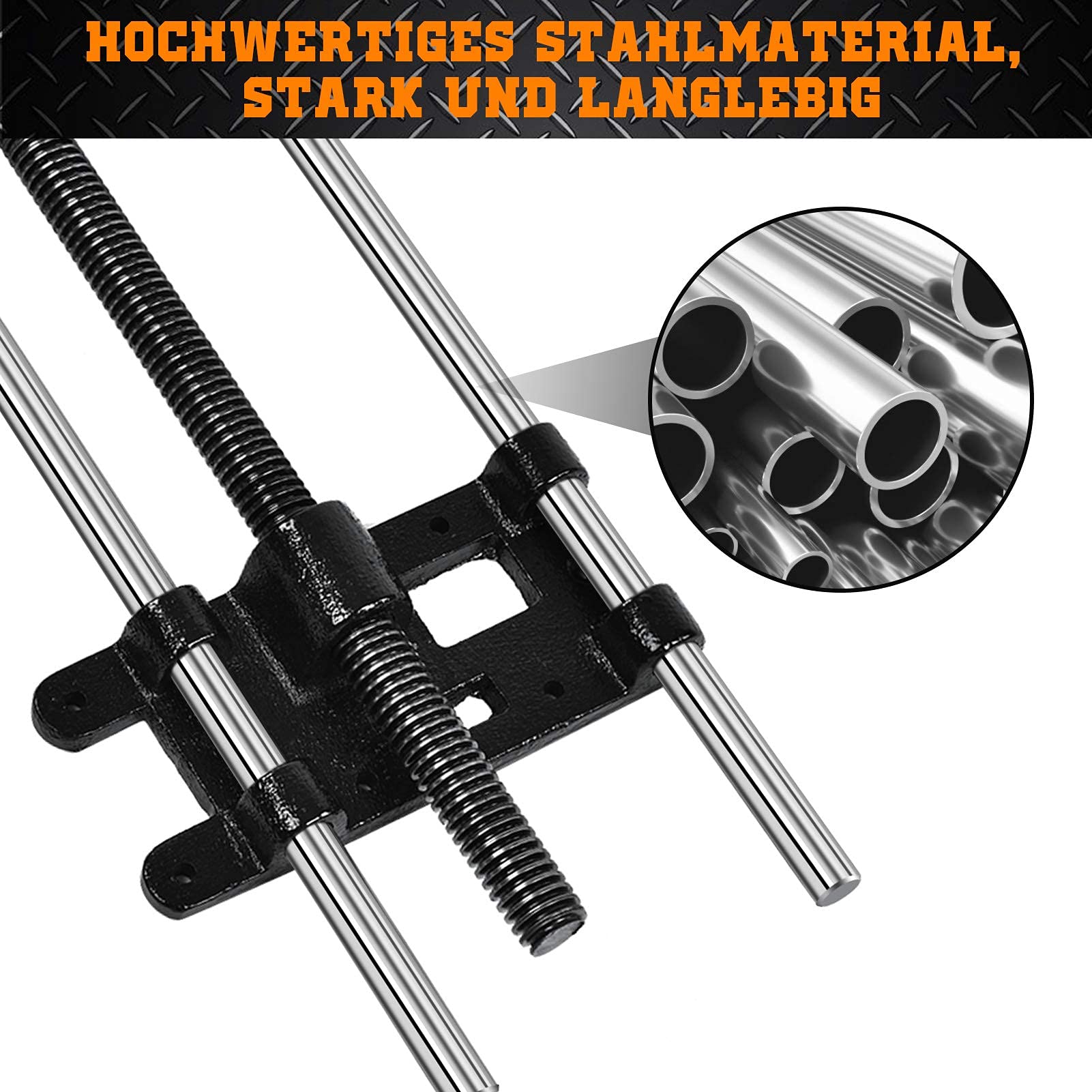 Étau ultra-robuste pour établi d'atelier - 26,7 cm - étau en métal résistant et antidérapant pour le travail du bois - convient pour un usage résidentiel ou commercial
