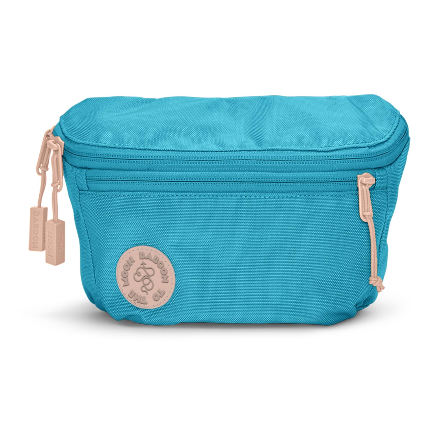 Baboon to the Moon Fanny Pack Mini 1.5L Compact Waist Bag Water Repellent Crossbody Belt Bag Lightweight Travel Everyday Bag for Men Women, Maple Sugar: Full Size (3L) Bluebell