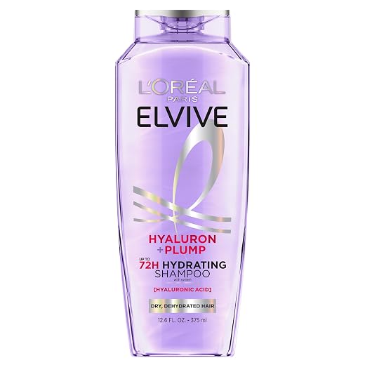 L'Oreal Paris Elvive Hyaluron Plump Shampoo, 12.6 Fl Oz