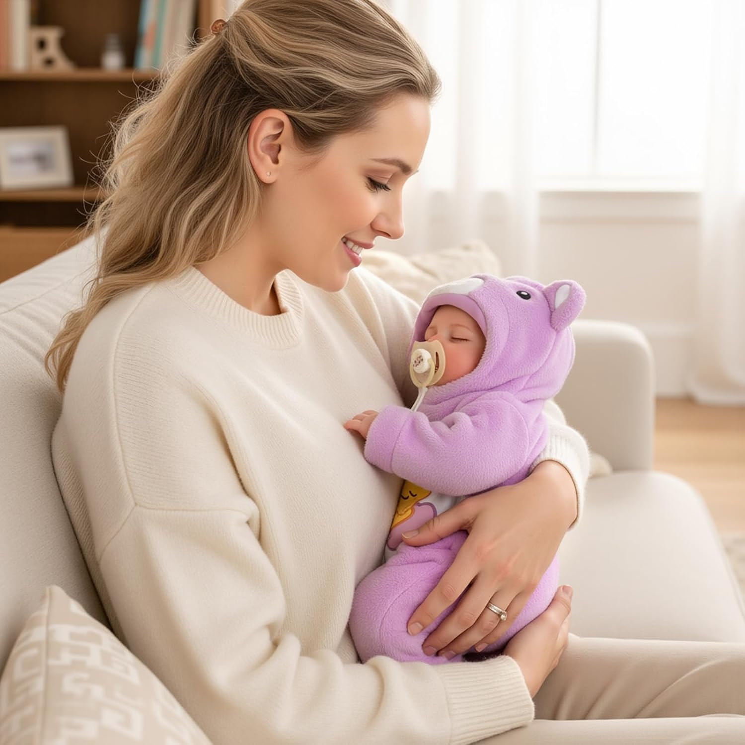 BABESIDE Lifelike Reborn Baby Dolls, 20 Inch Realistic Newborn Baby Doll with Poseable Body, Real Life Baby Dolls with Accessories Gifts for Kids Age 3+ & Collection