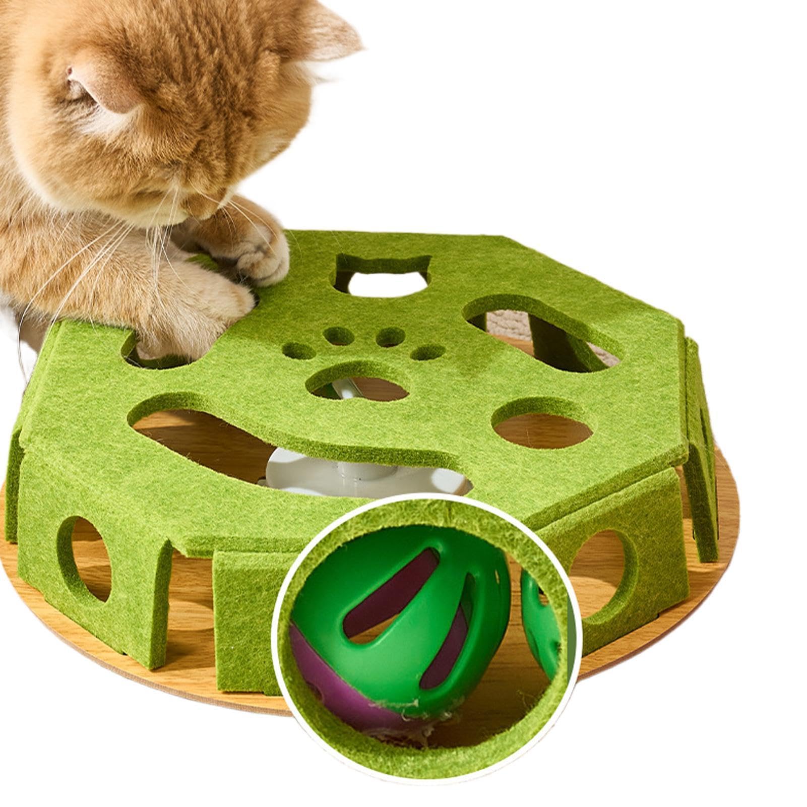 Generico Box für Katzennägel mit Federn und Glöckchen