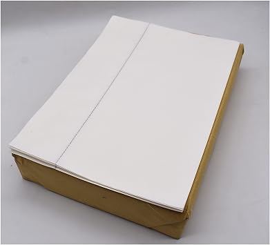 100% Cotton 90Gsm A4 Starch Free White Waterproof Security Paper - 100 Sheets