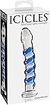 Pipedream Icicles® No. 5, Clear & Blue, 17,8 cm