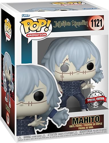 Miniatura 1 de Funko Animación: Jujutsu Kaisen: Mahito (Transfiguración inactiva Nuevo brazo) Figura (BAM Exclusive)