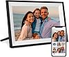 Digital Picture Frame 10.1 Inch Large Digital Photo Frame with 1280 * 800 IPS Full HD Touchscreen, Humblestead 32GB WiFi Smart Frame Share Photos and Videos via AiMOR App, Black